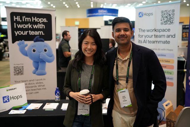 Hops team at TechCrunch Disrupt 2026