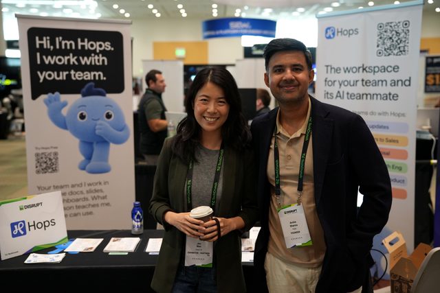 Hops team at TechCrunch Disrupt 2026