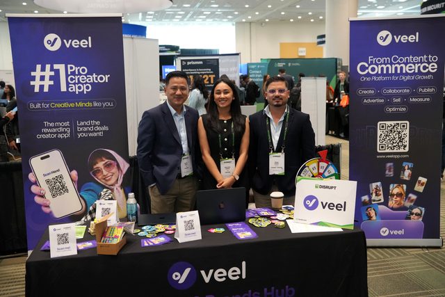 Veel team at TechCrunch Disrupt 2026