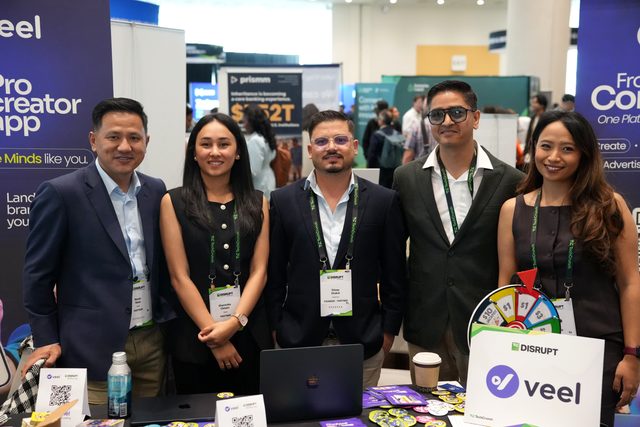 Veel team at TechCrunch Disrupt 2026