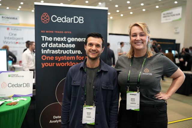 CedarDB team at TechCrunch Disrupt 2026