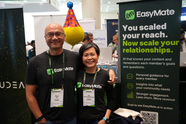 EasyMate.ai team at TechCrunch Disrupt 2026