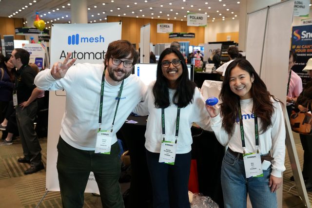 Mesh team at TechCrunch Disrupt 2026