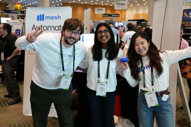 Mesh team at TechCrunch Disrupt 2026