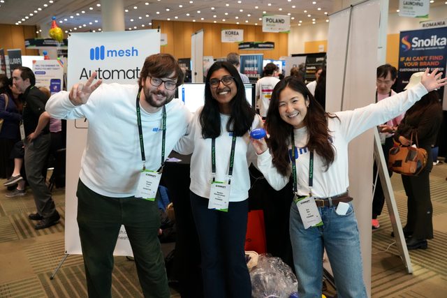 Mesh team at TechCrunch Disrupt 2026