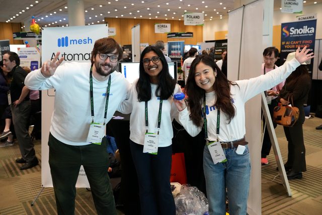 Mesh team at TechCrunch Disrupt 2026