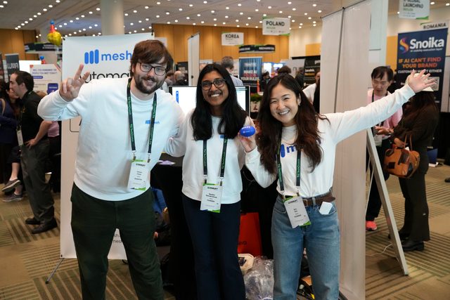 Mesh team at TechCrunch Disrupt 2026