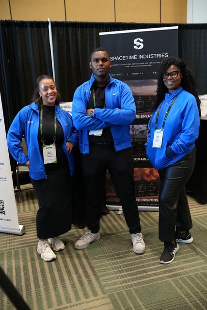 SpaceTime Industries team at TechCrunch Disrupt 2026