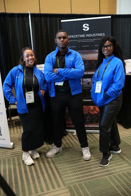 SpaceTime Industries team at TechCrunch Disrupt 2026