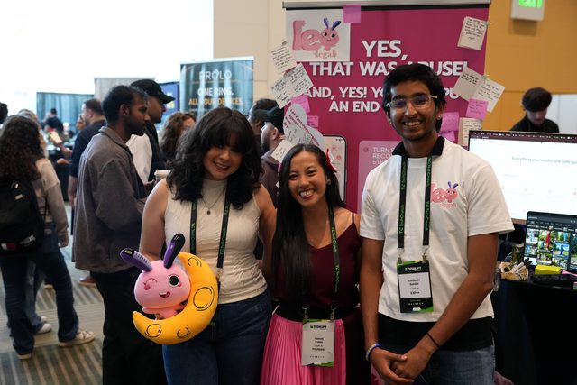 Legali team at TechCrunch Disrupt 2026