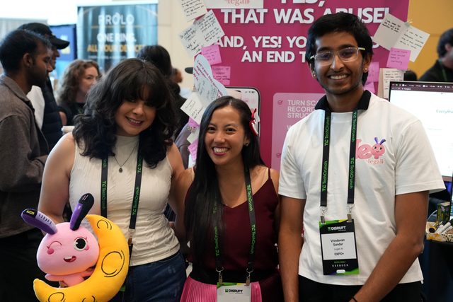 Legali team at TechCrunch Disrupt 2026
