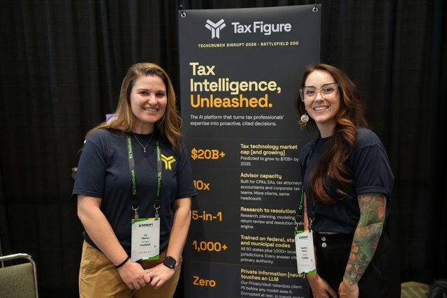 TaxFigure team at TechCrunch Disrupt 2026