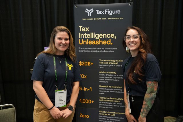 TaxFigure team at TechCrunch Disrupt 2026