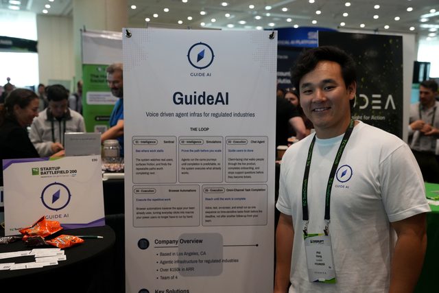 GuideAI team at TechCrunch Disrupt 2026
