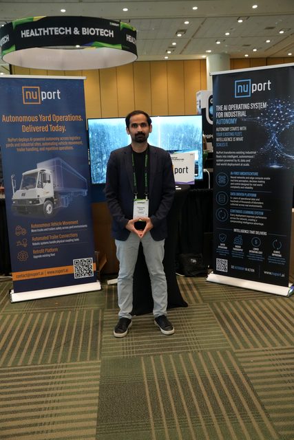 NuPort Robotics team at TechCrunch Disrupt 2026