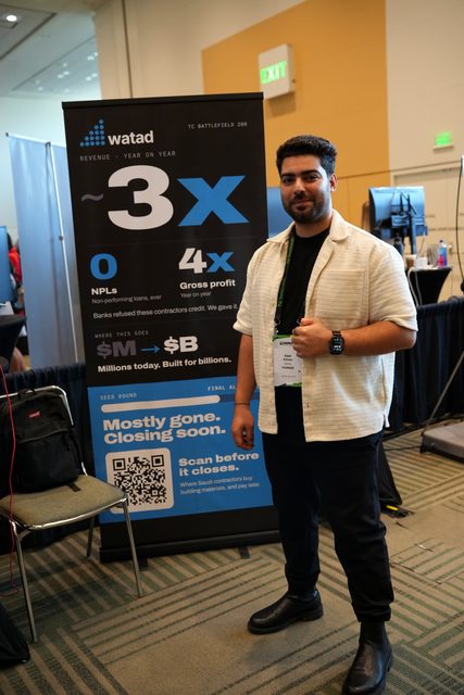 Watad team at TechCrunch Disrupt 2026