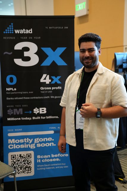Watad team at TechCrunch Disrupt 2026
