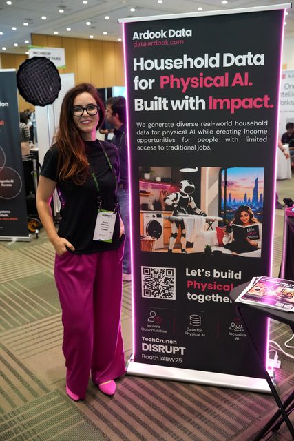 Ardook Data team at TechCrunch Disrupt 2026