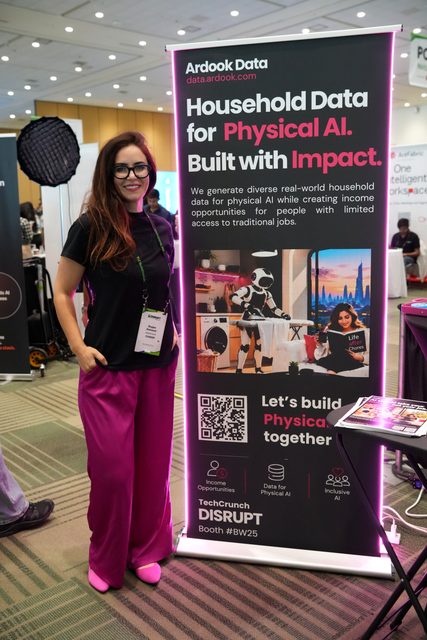 Ardook Data team at TechCrunch Disrupt 2026