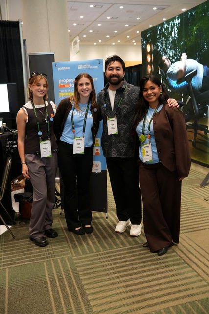 PollSee team at TechCrunch Disrupt 2026