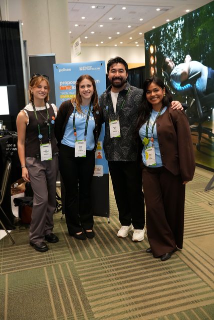 PollSee team at TechCrunch Disrupt 2026