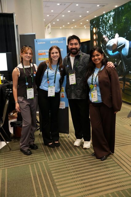 PollSee team at TechCrunch Disrupt 2026