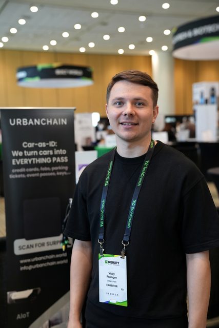 Urbanchain team at TechCrunch Disrupt 2026