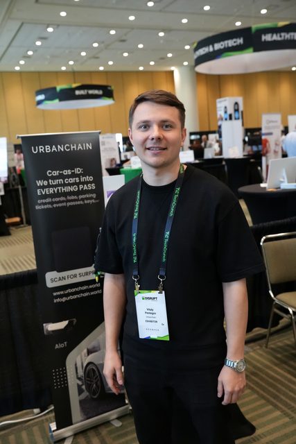 Urbanchain team at TechCrunch Disrupt 2026