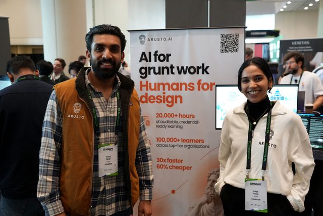 Arusto team at TechCrunch Disrupt 2026