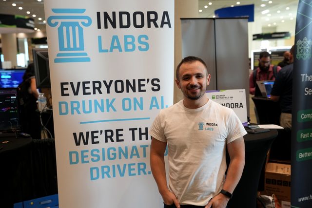 Indora Labs team at TechCrunch Disrupt 2026