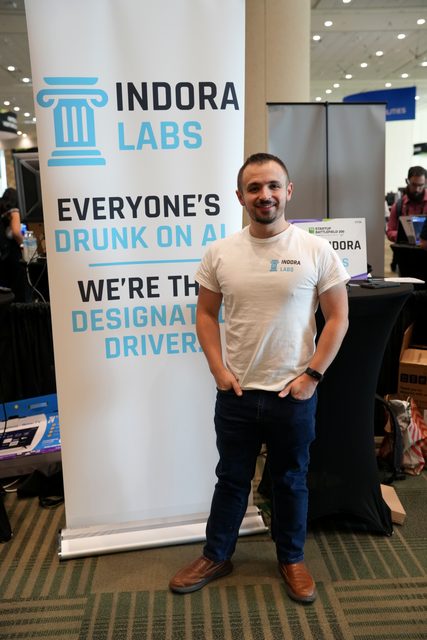 Indora Labs team at TechCrunch Disrupt 2026